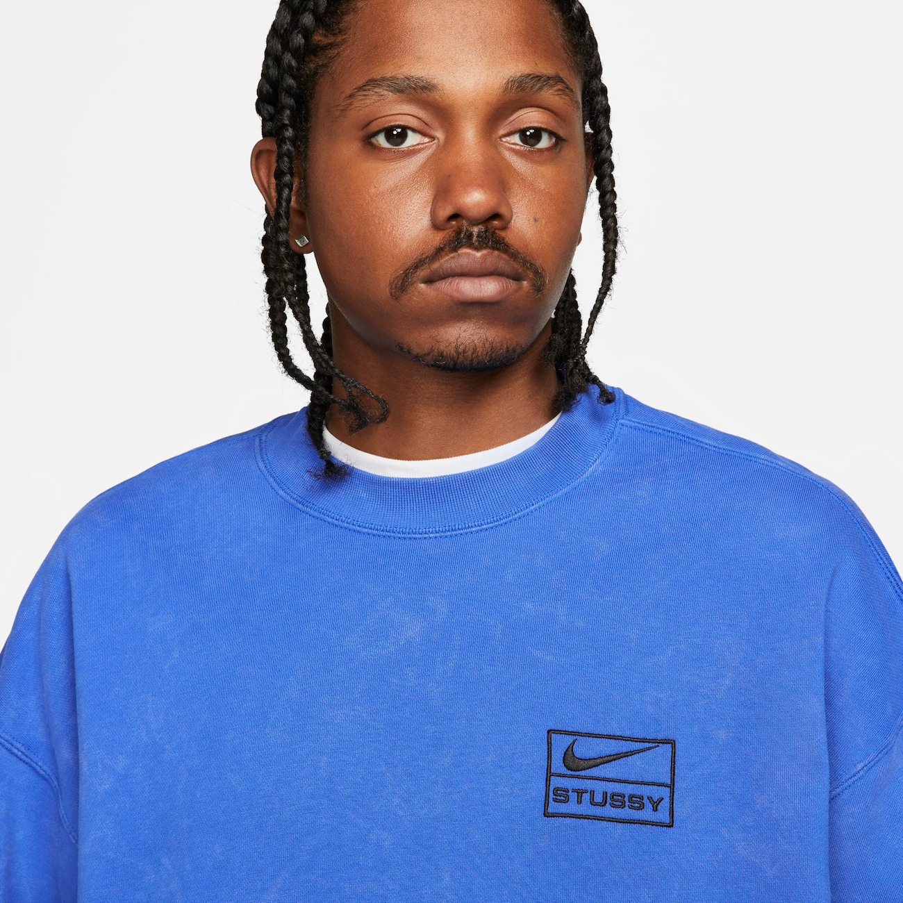 Nike x Stüssy Acid-Washed Fleece Crew - Nike