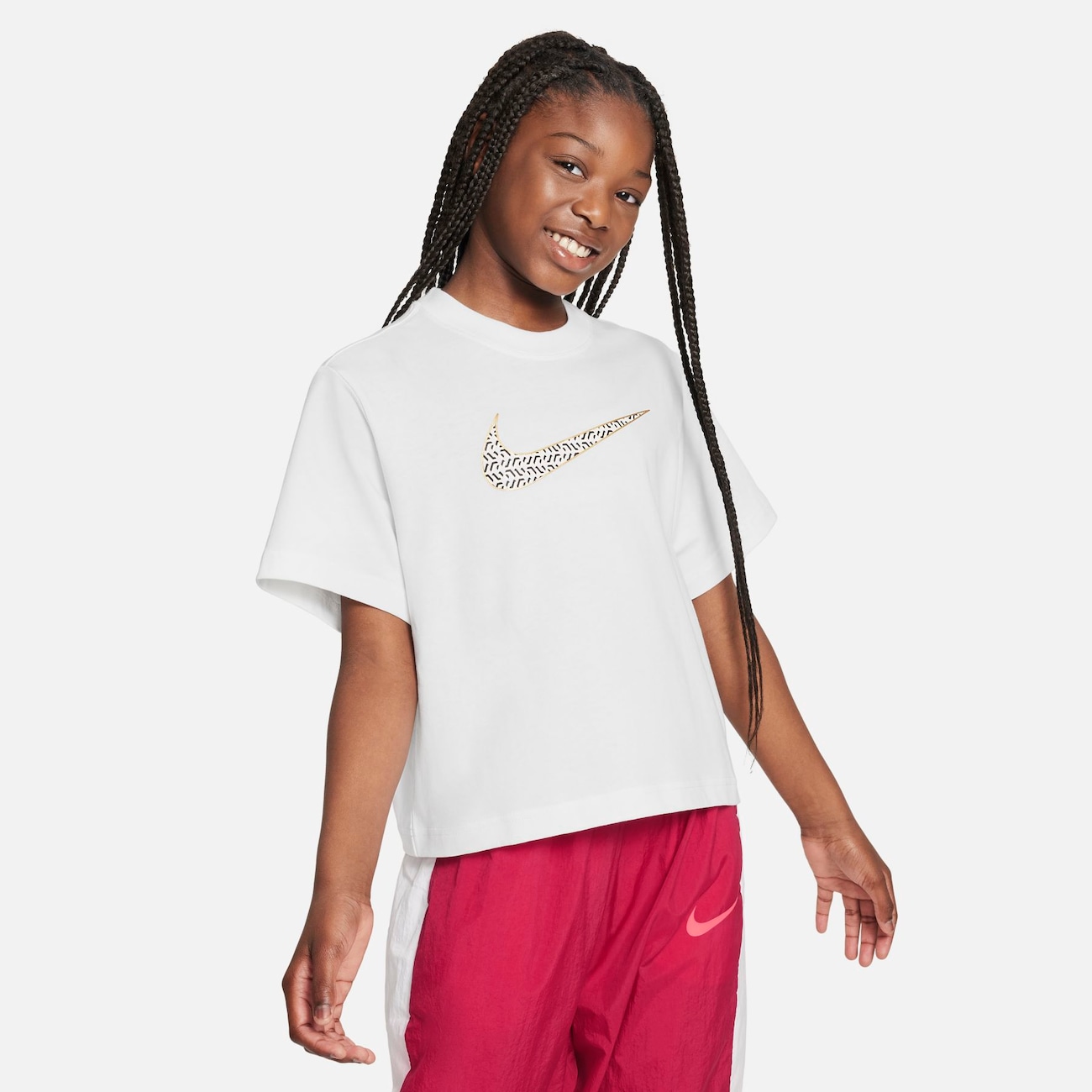 Camiseta Nike Sportswear Boxy Infantil