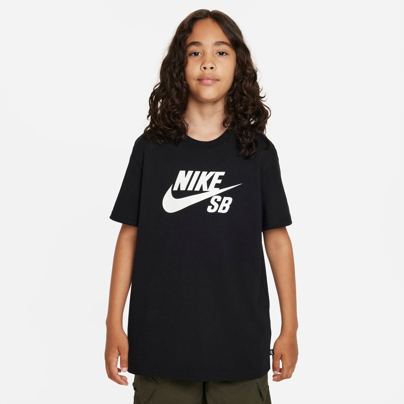 Nike SB - T-shirt til større børn - sort