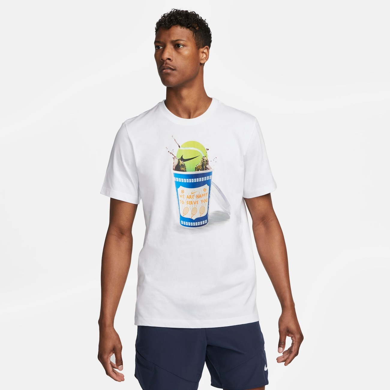 Camiseta NikeCourt Heritage Masculina