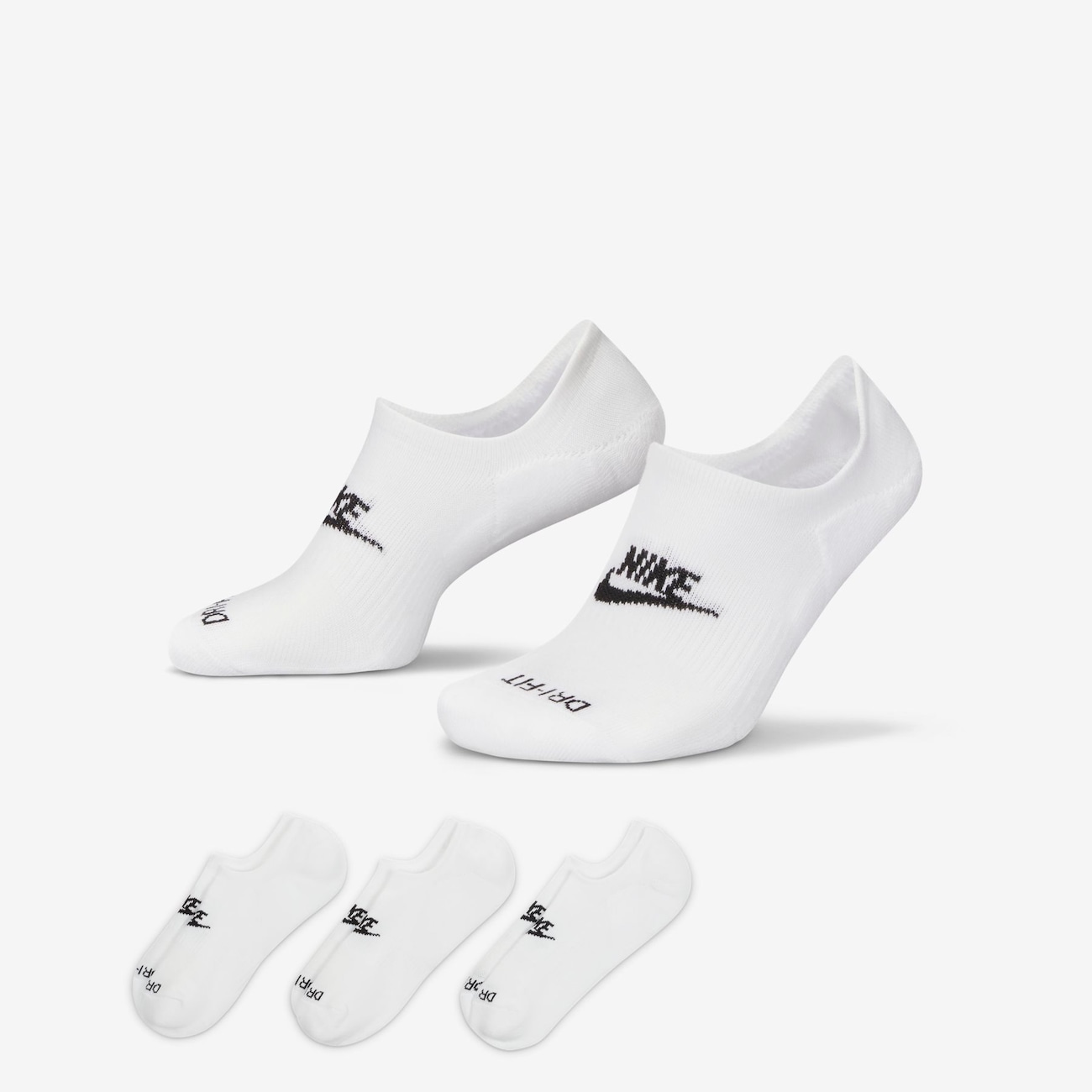 Meia Nike Everyday Cushioned (3 pares) Unissex