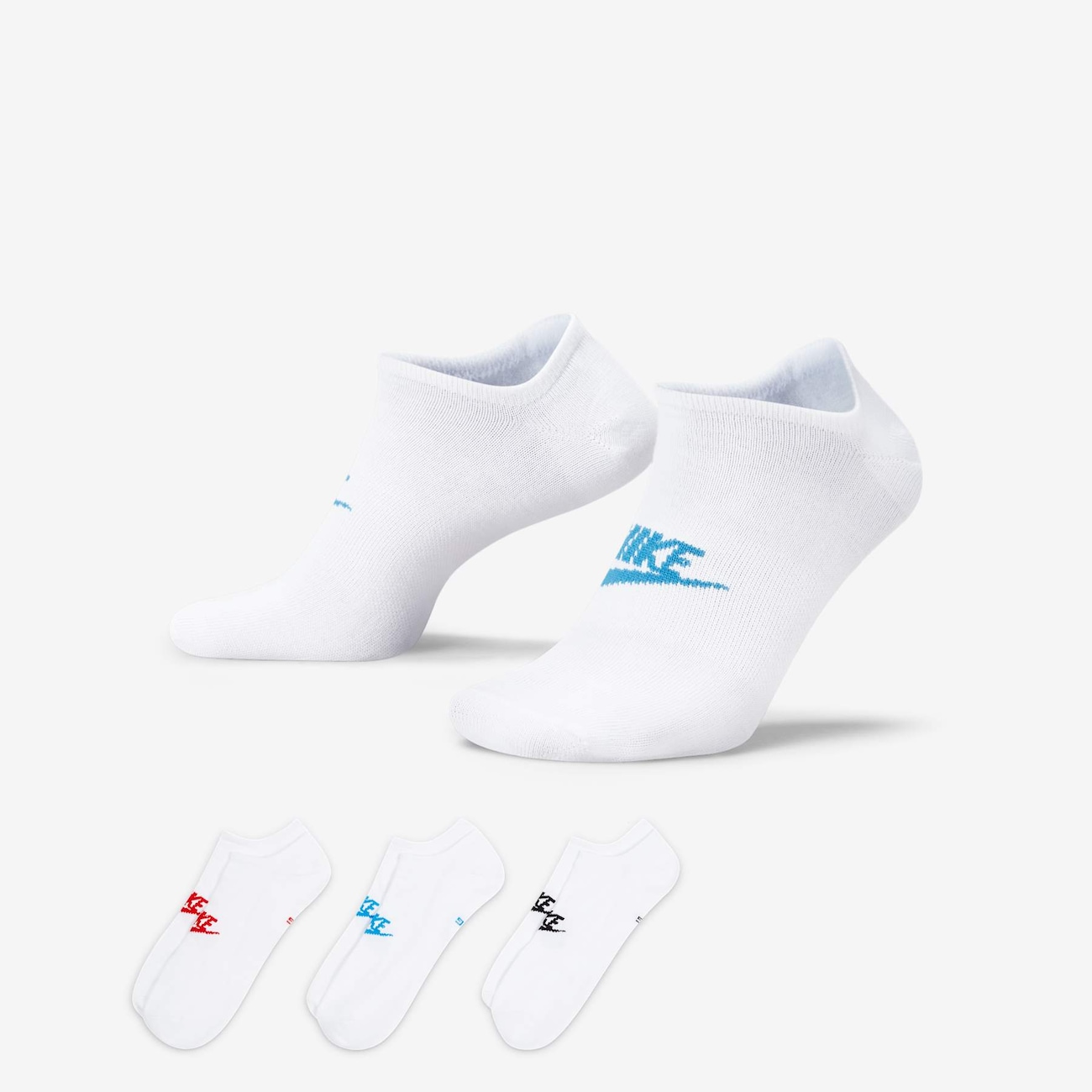 Meia Nike Sportswear Everyday Essentials (3 pares) Unissex