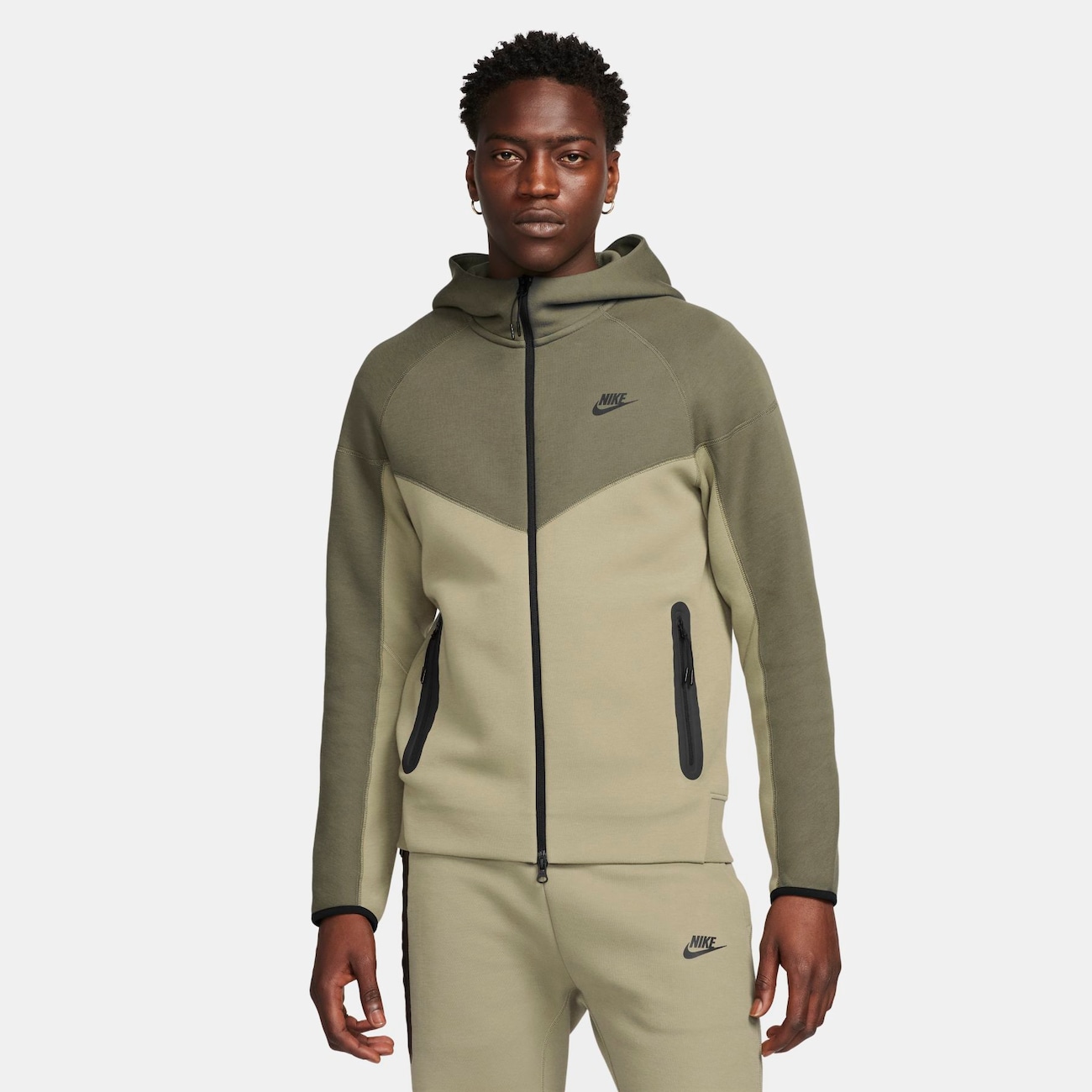 Nike Sportswear Tech Fleece Windrunner Sudadera con capucha con cremallera completa - Hombre - Marrón