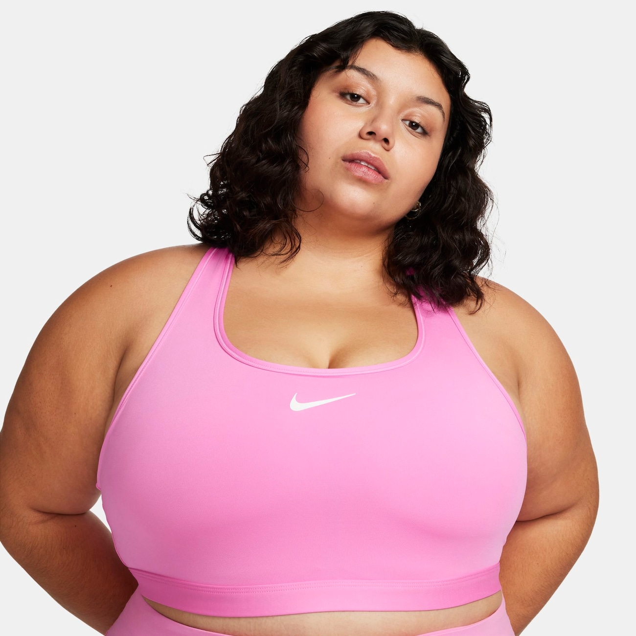 Plus Size - Top Nike Swoosh Feminino