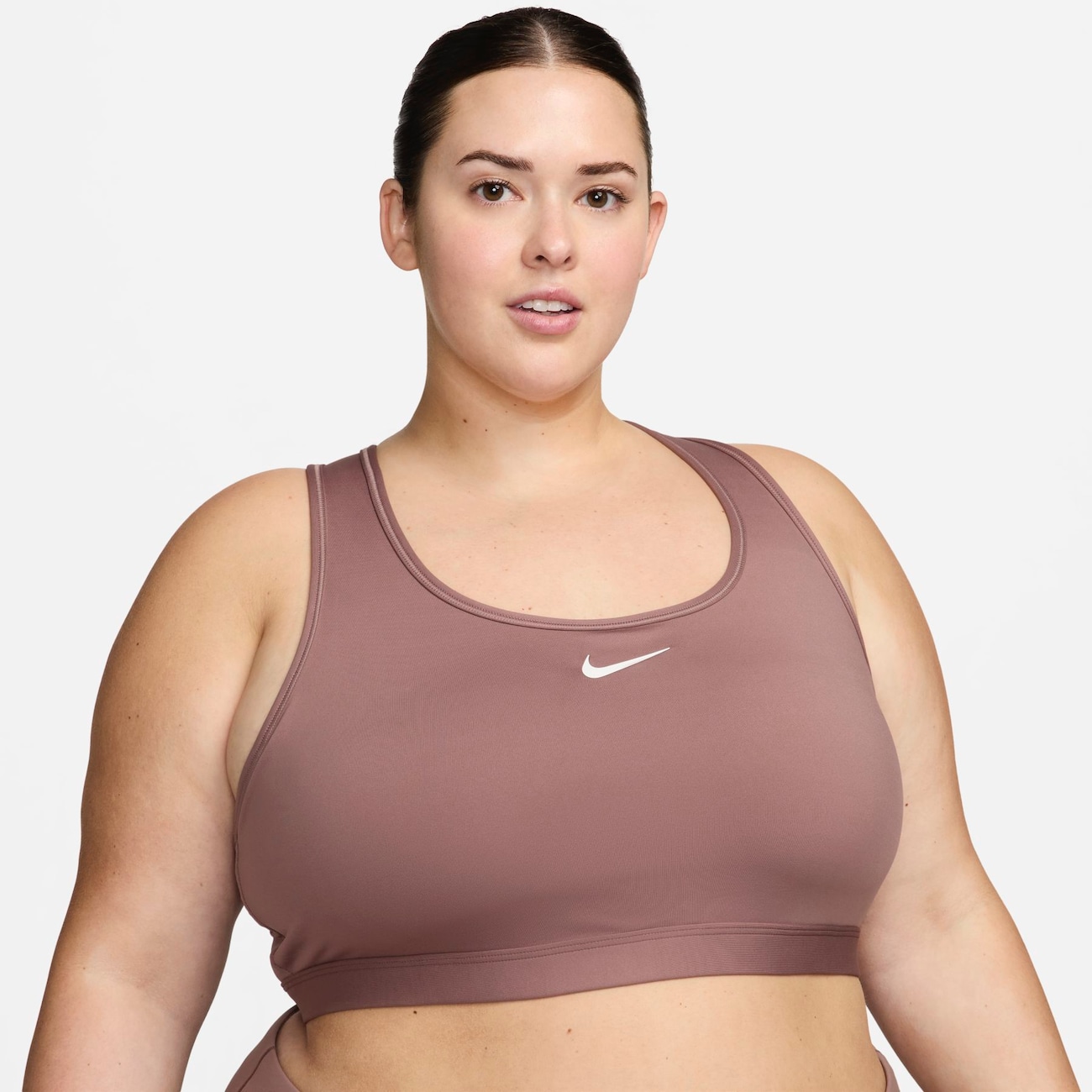 Plus Size - Top Nike Swoosh Feminino