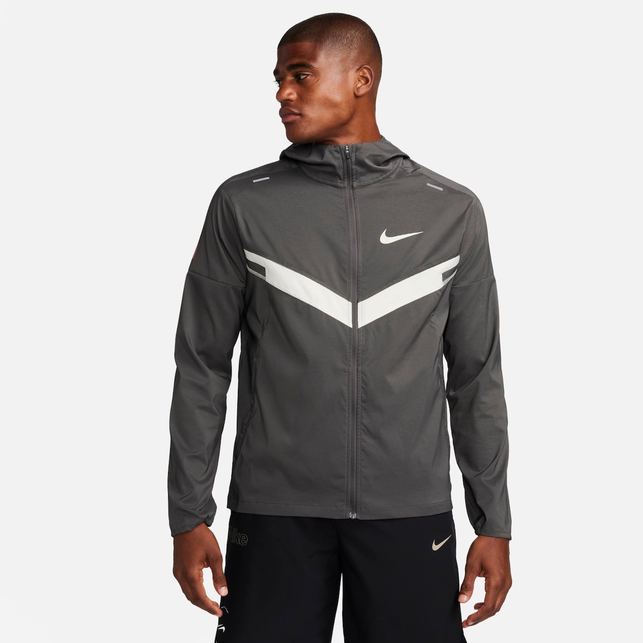 Nike Repel Windrunner UV-løbejakke til mænd - brun