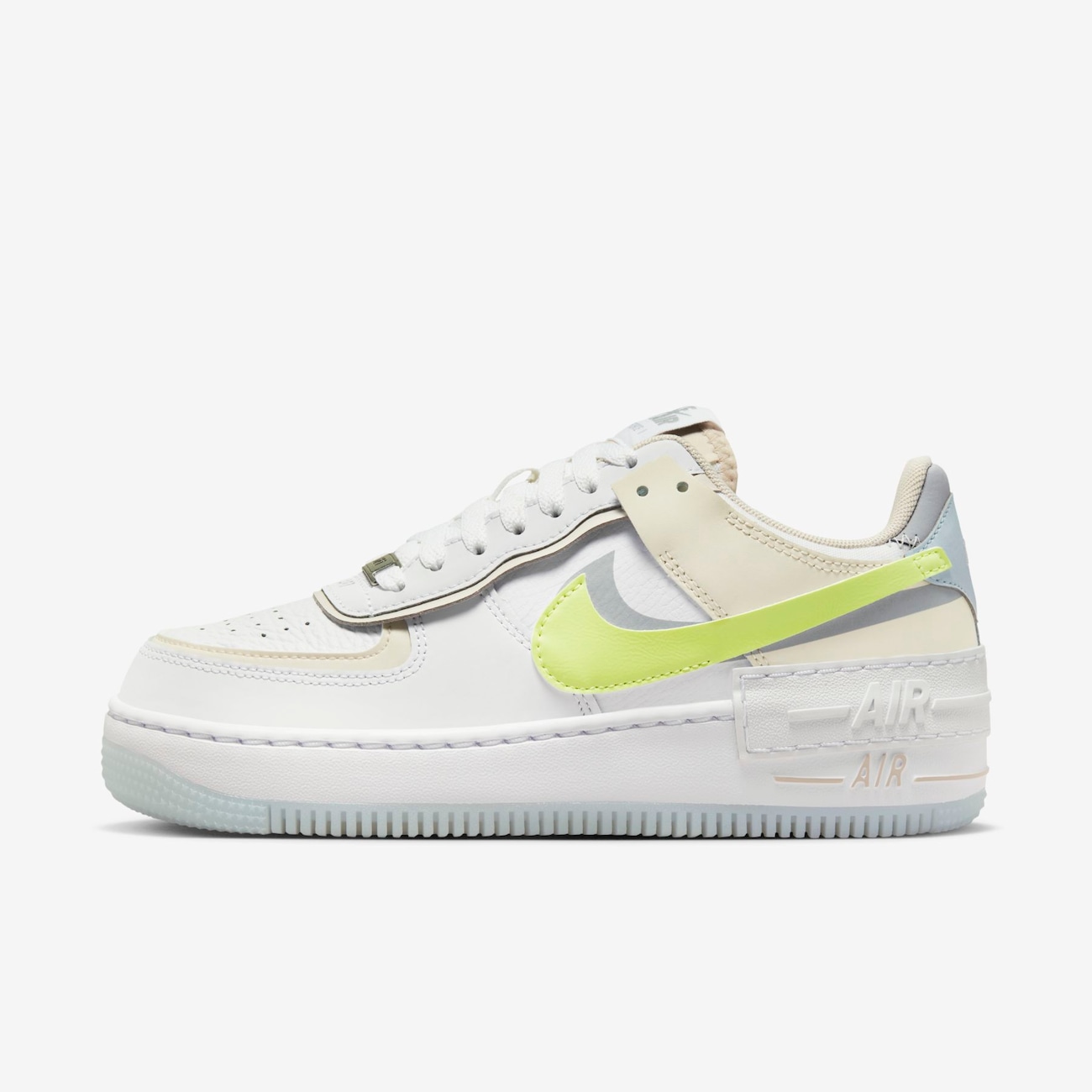 Nike Air Force 1 Shadow-sko til kvinder - hvid