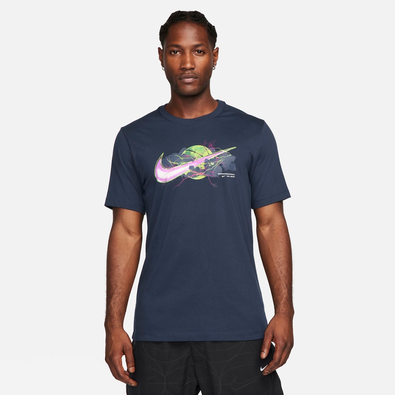 Nike Swoosh-T-shirt til mænd - blå