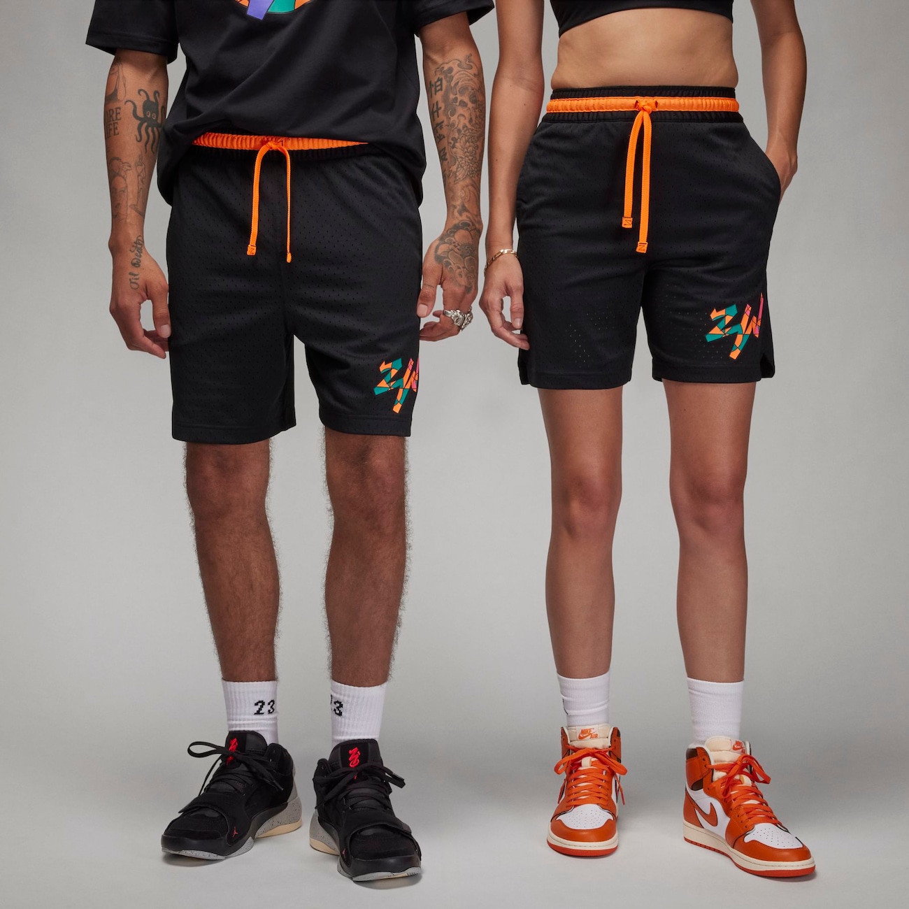 Nike Zion-Diamond-shorts - sort