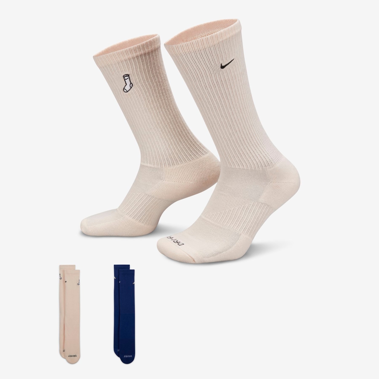 Meia Nike Everyday Plus Cushioned (2 Pares) Unissex