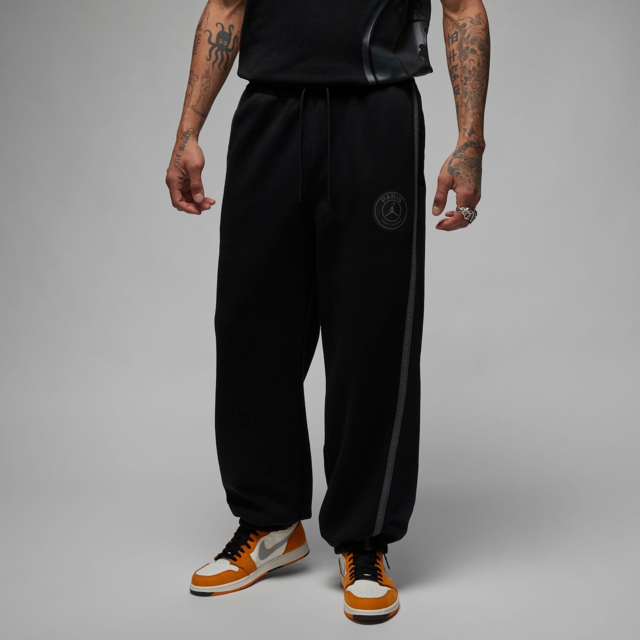 Nike Paris-Saint Germain Fleecebroek voor heren - Zwart