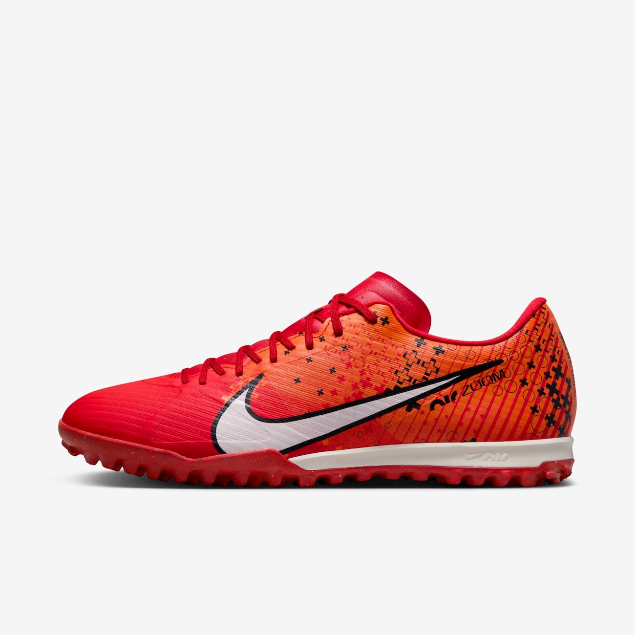 Nike Vapor 15 Academy Mercurial Dream Speed TF Low-Top-fodboldstøvler - rød