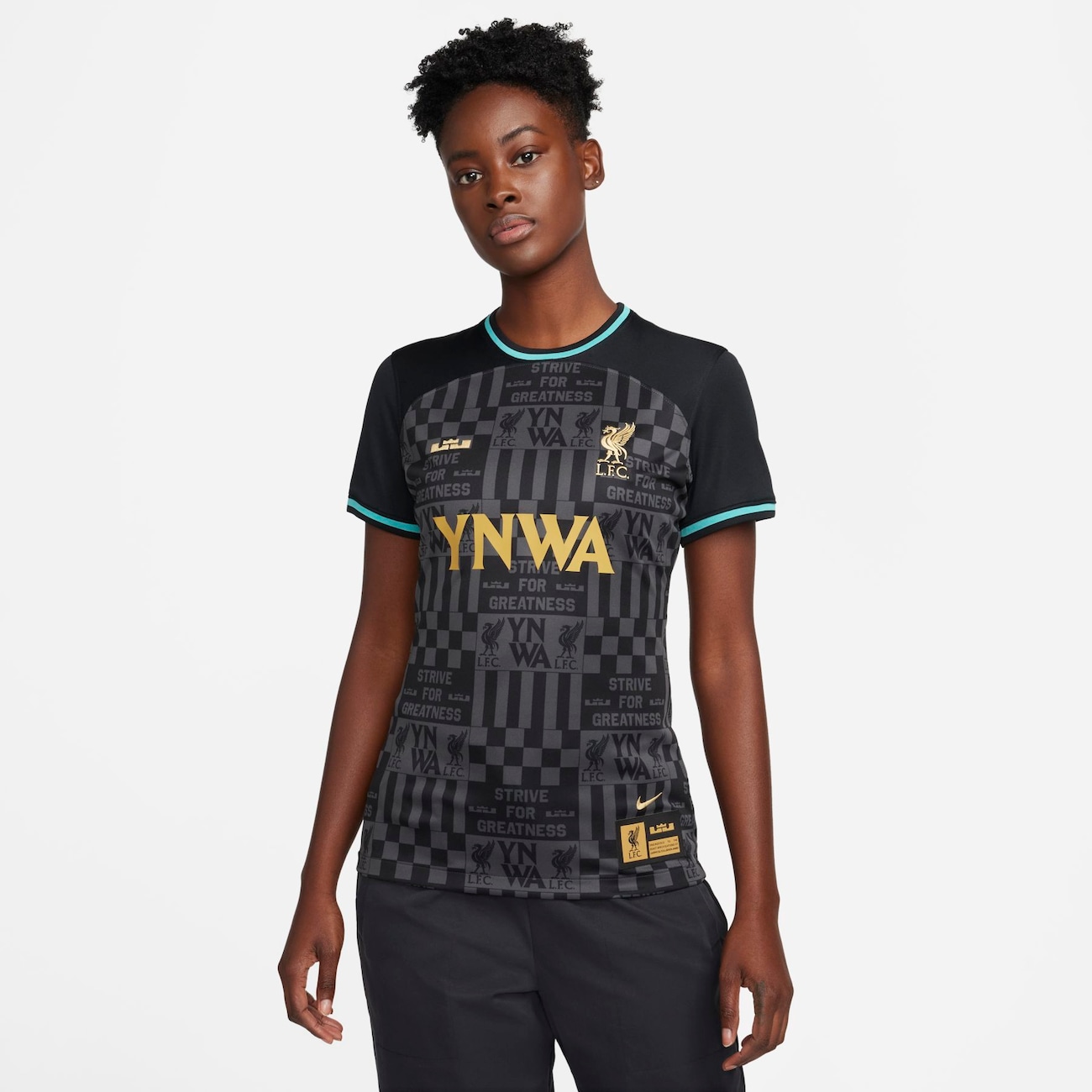 Camisa Nike Liverpool x LeBron James I 2024/25 Torcedora Pro Feminina