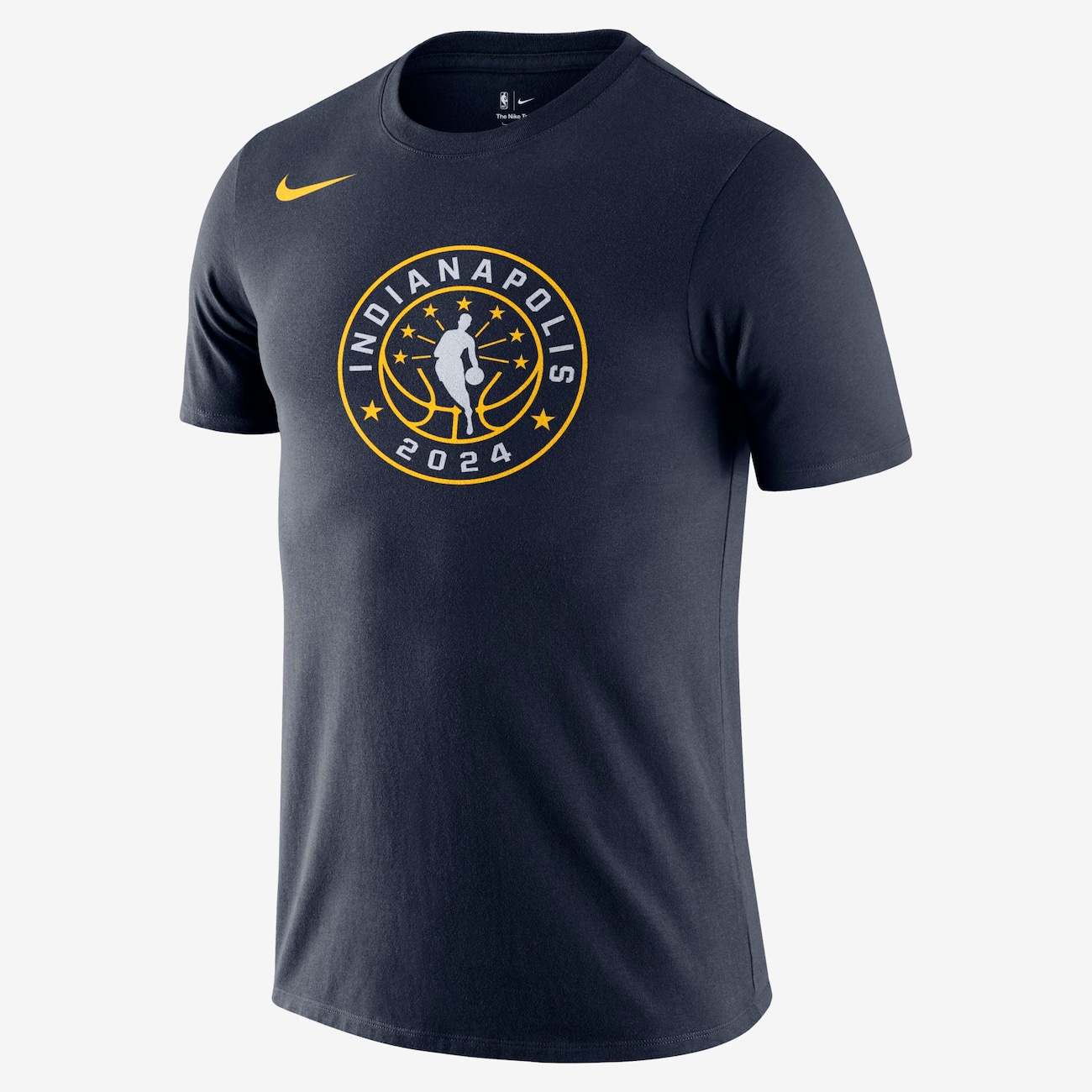 Camiseta Nike Nba M Nk Es N31 Ss Tee - masculino - azul marinho+dourado,  Nike, Casuais, AZM/DOU