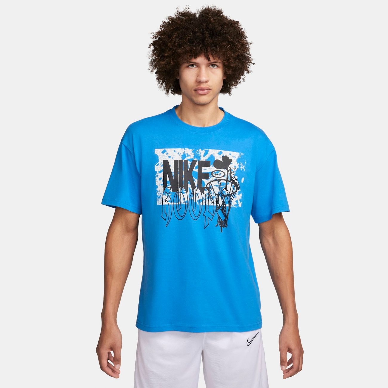 Nike Max90-basketball-T-shirt til mænd - blå
