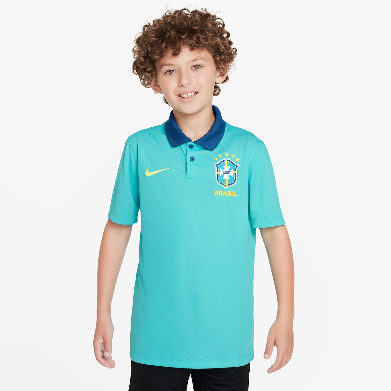 Camisa Polo Nike Brasil Victory Infantil