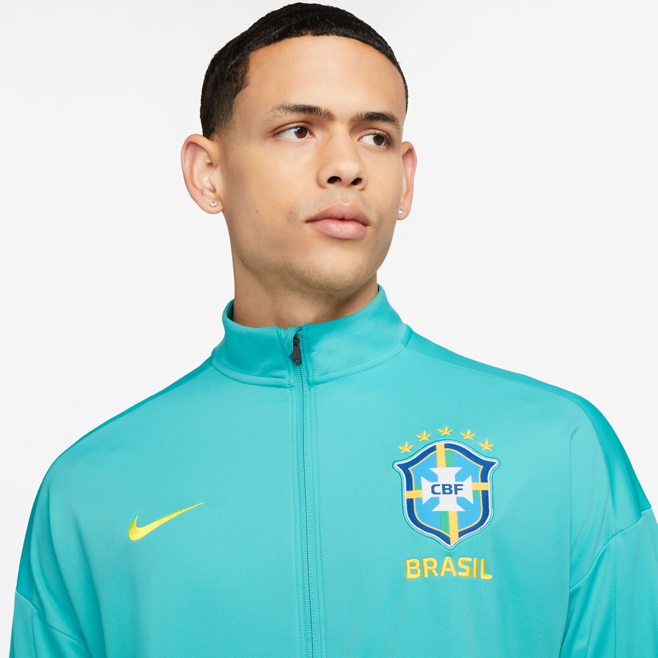 Jaqueta Nike Brasil Treino Dri-FIT Academy Pro Masculina