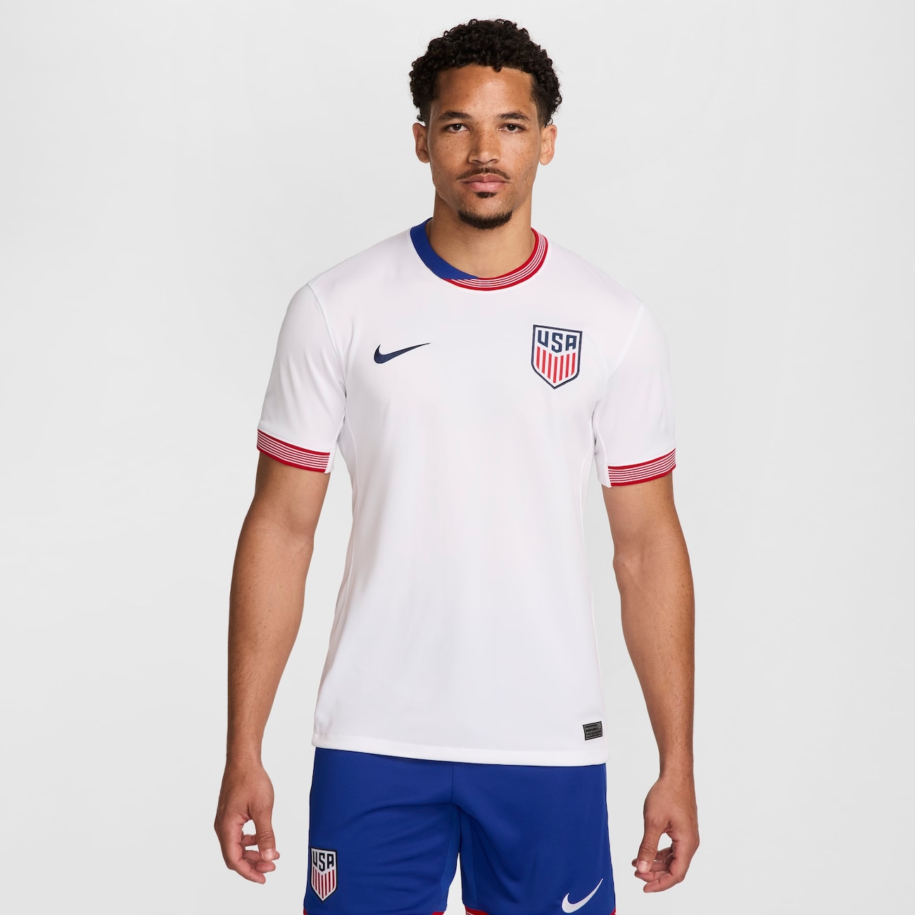 Camisa Nike Estados Unidos I 2024/25 Torcedor Pro Masculina