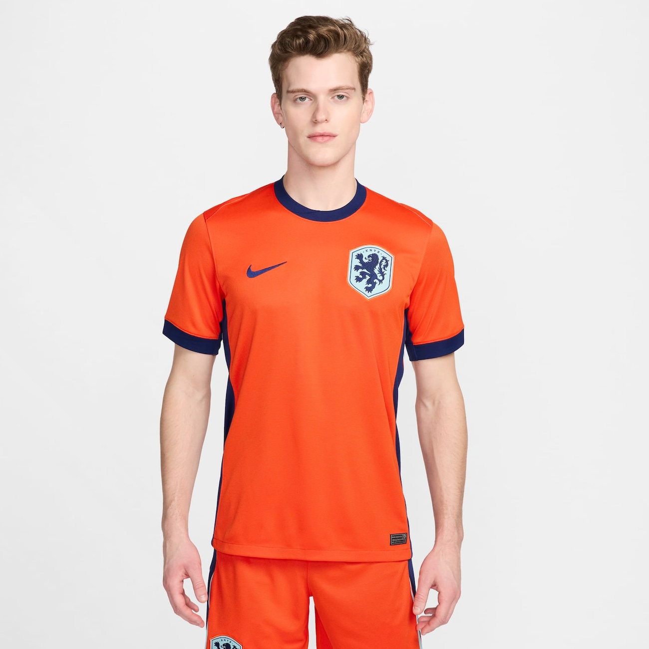 Camisa Nike Holanda I 2024/25 Torcedor Pro Masculina