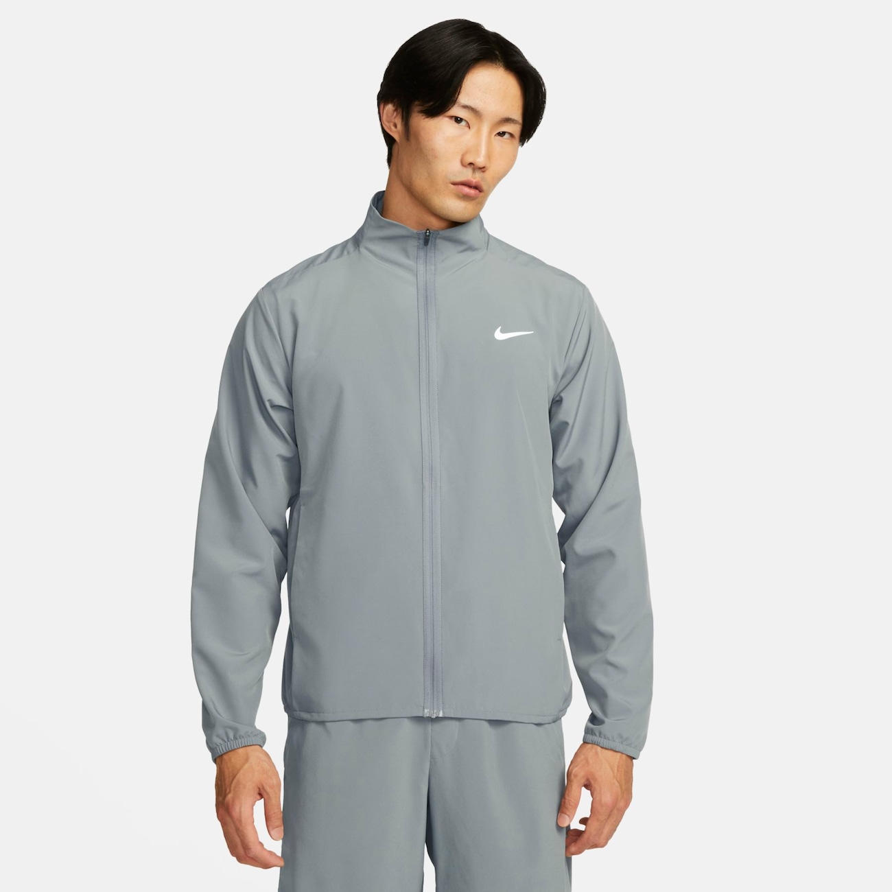 Alsidig Nike Form Dri-FIT-jakke til mænd - grå