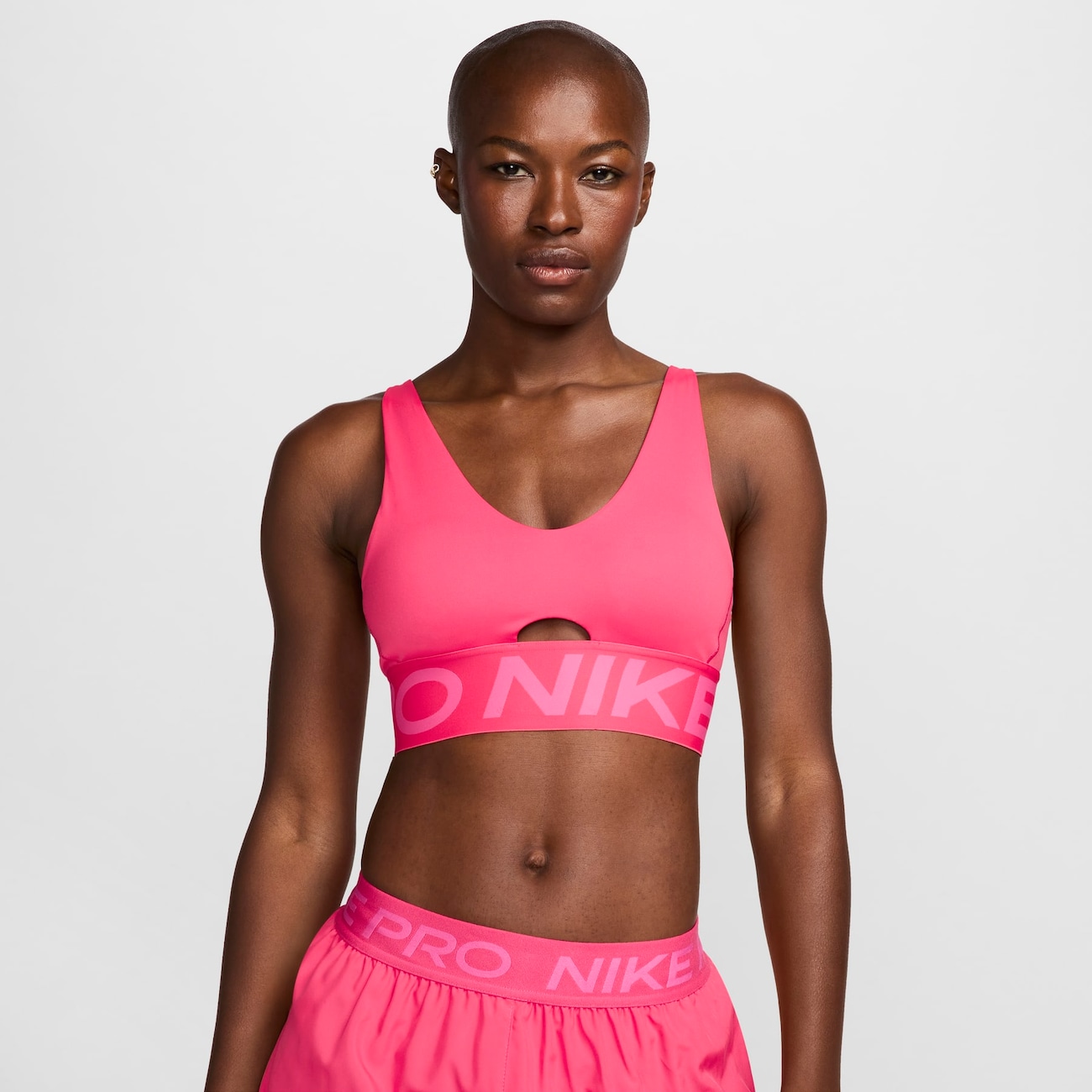 Top Nike Pro Indy Plunge Feminino