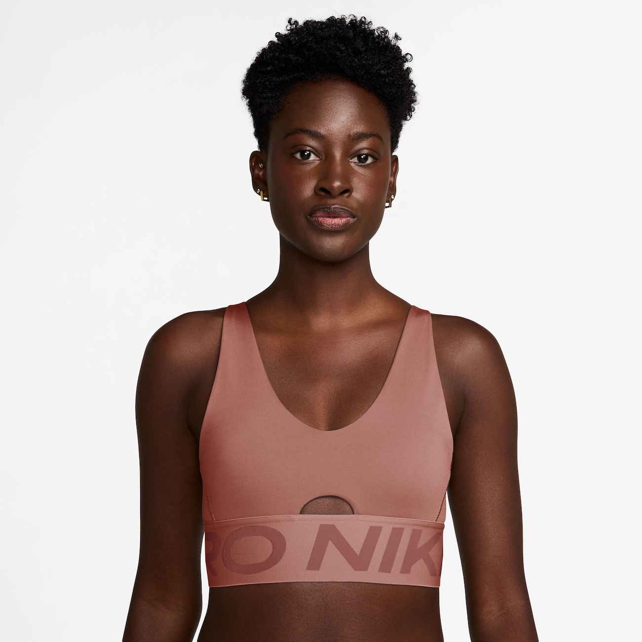Top Nike Pro Indy Plunge Feminino