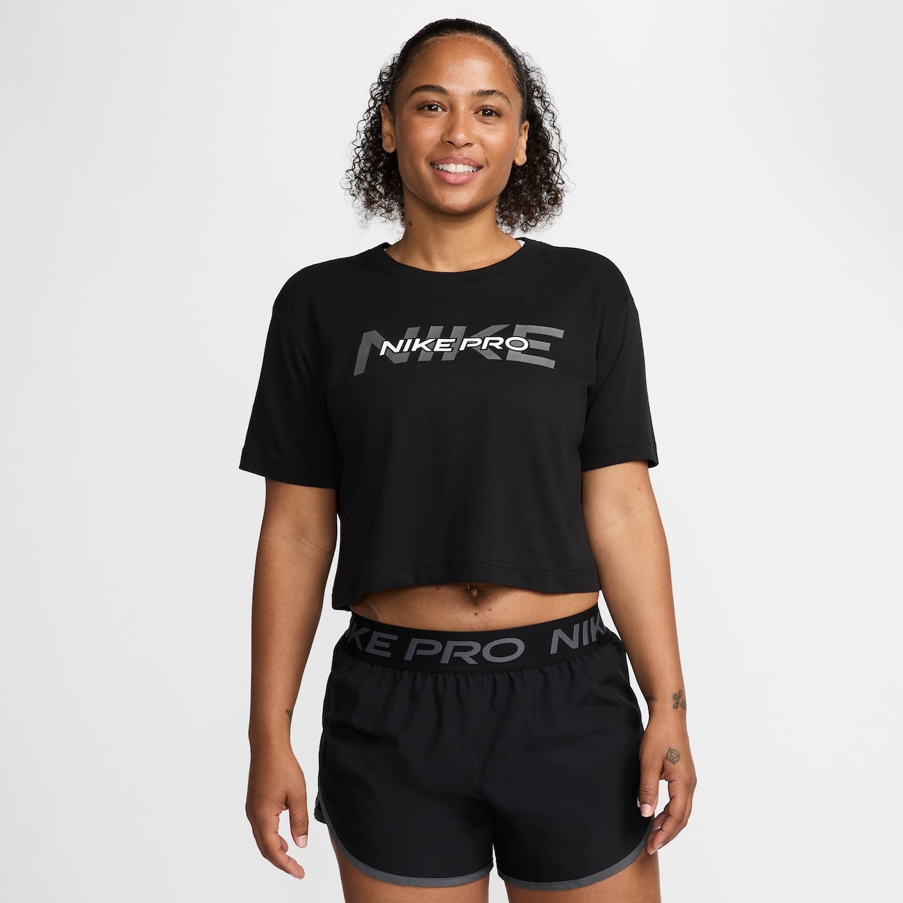 Camiseta Nike Pro Cropped Feminina