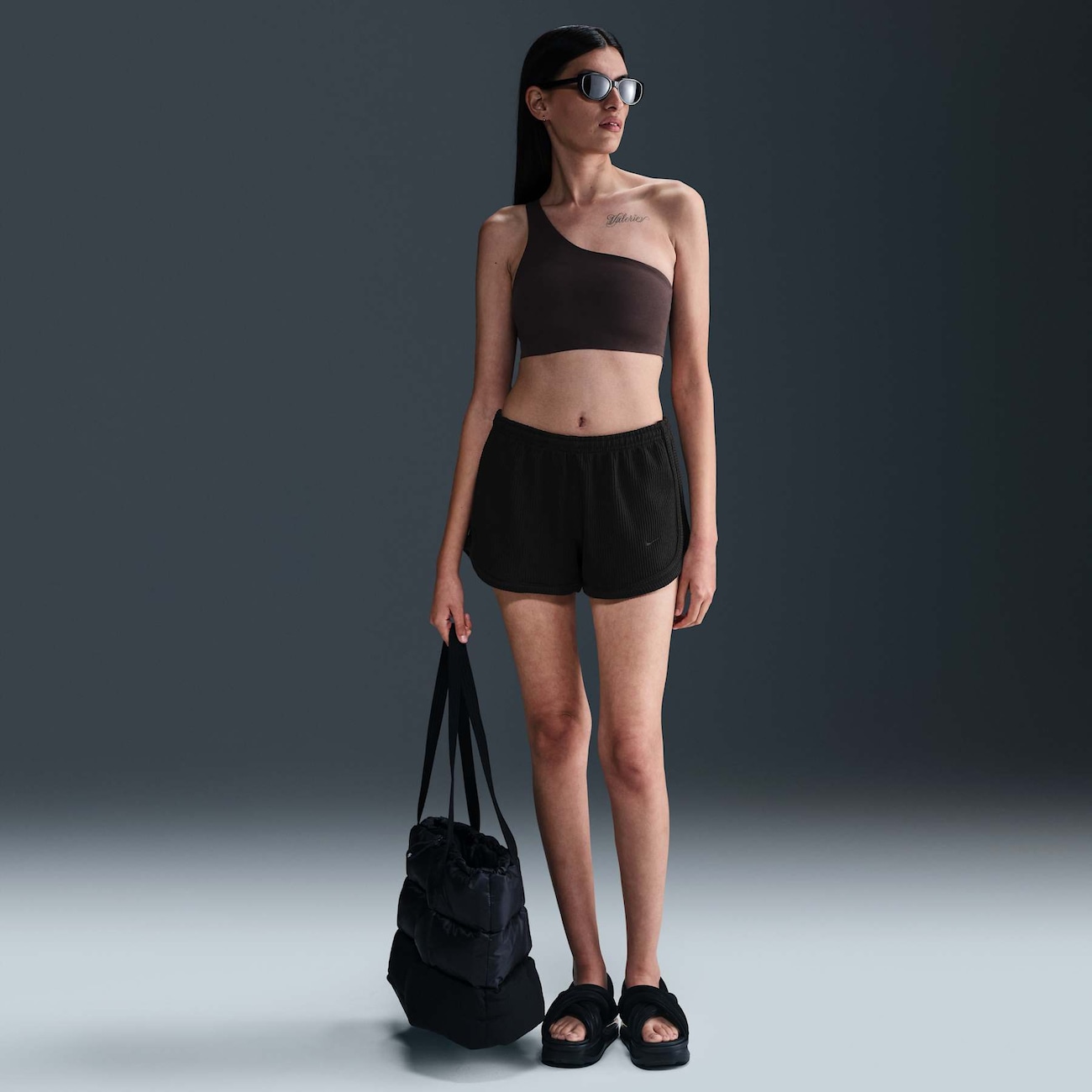 Shorts Nike Sportswear Chill Waffle Feminino