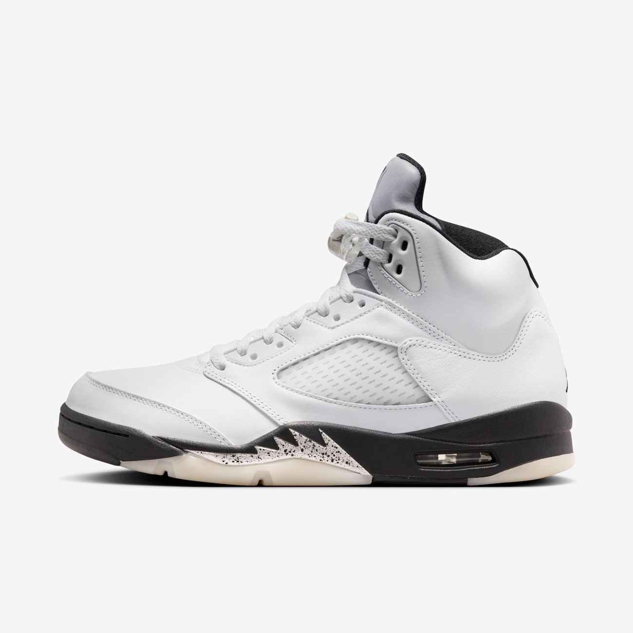 Air Jordan 5 Retro White and Black