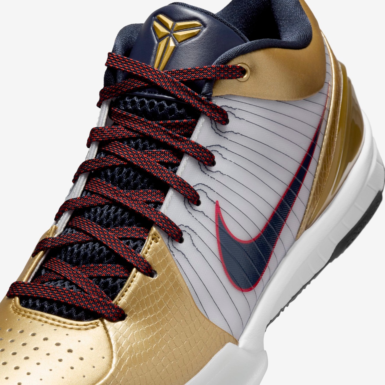Kobe 4 Protro Metallic Gold and Dark Obsidian - Nike