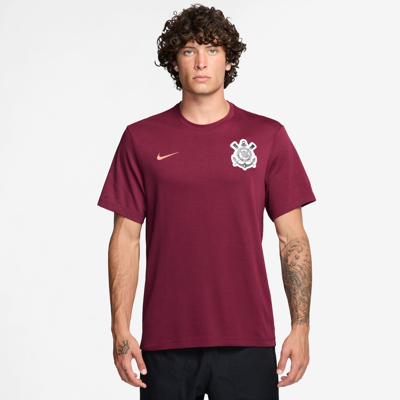 Camiseta Nike Corinthians Travel Masculina