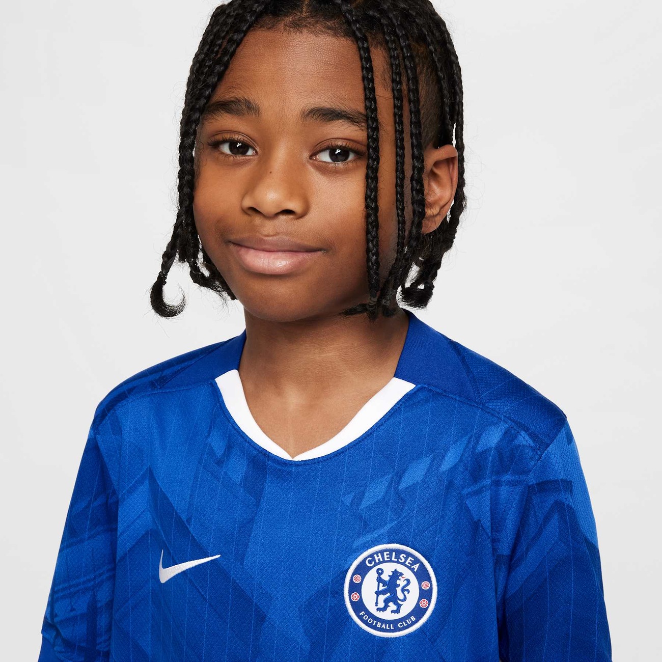 Camisa Nike Chelsea I 2025/26 Torcedor Pro Infantil - Nike