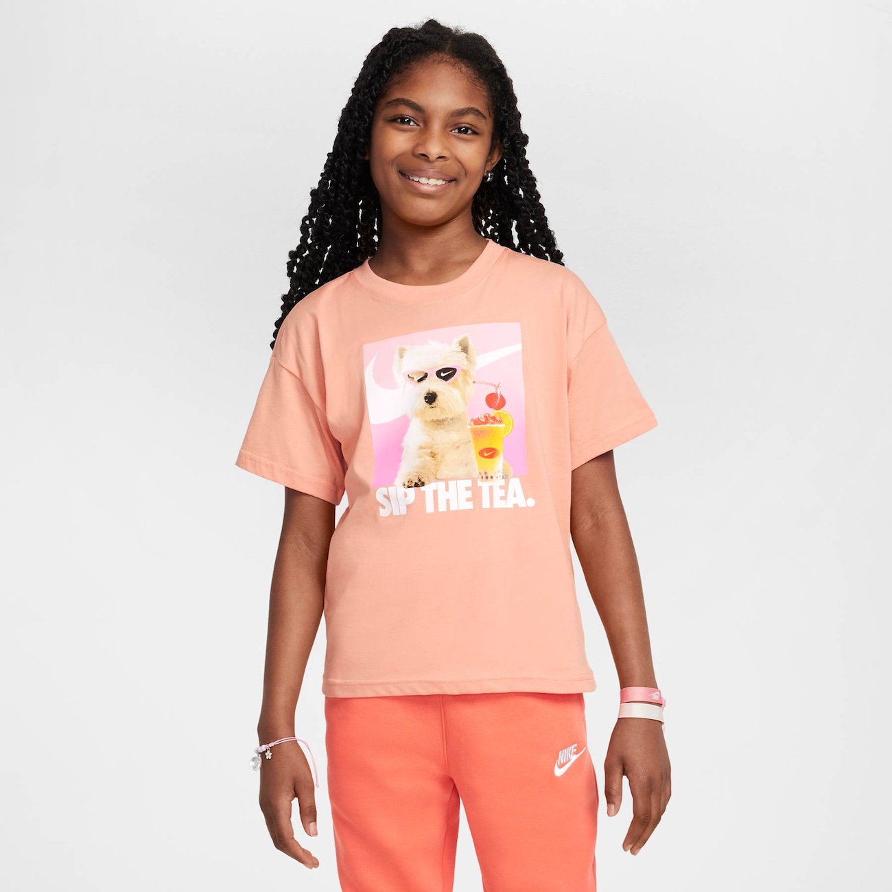 Camiseta Nike Sportswear Photo Infantil