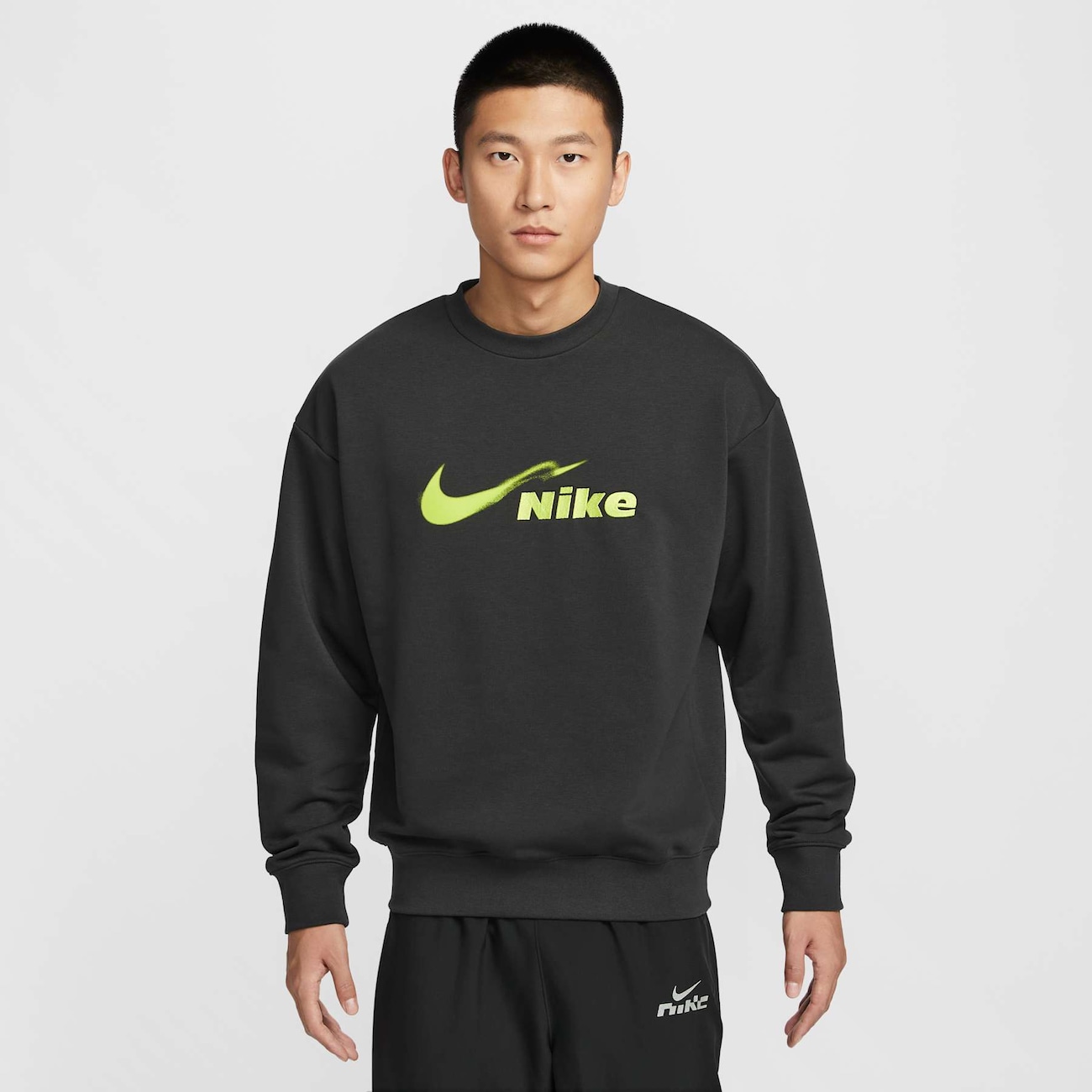 Blusão Nike Fleece Crew Masculino