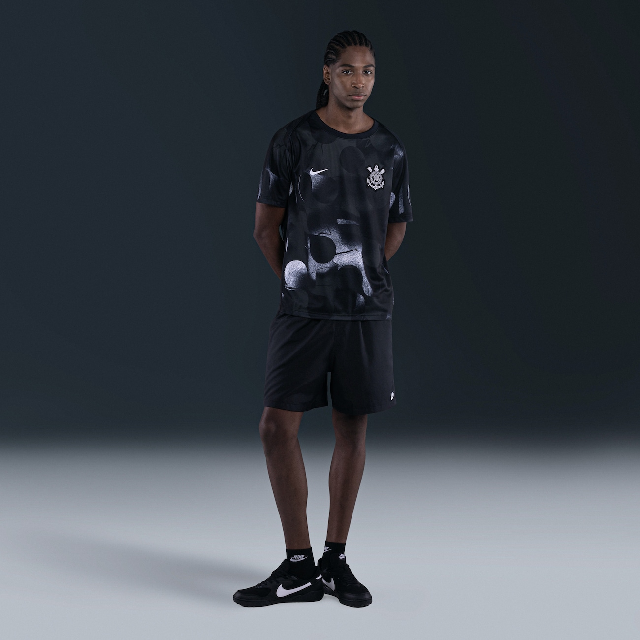 Camisa Nike Corinthians Pré-Jogo 2025 Masculina