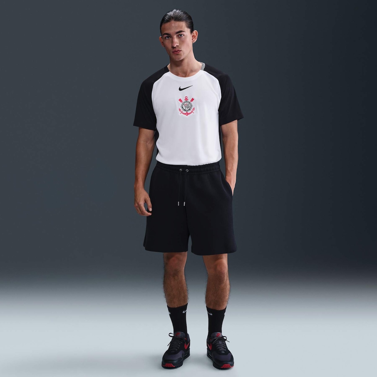 Camisa Nike Corinthians I 2025 26 Torcedor Pro Masculina