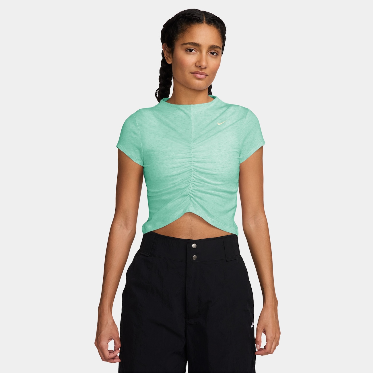 Camiseta Cropped Nike Sportswear Chill Knit Feminina