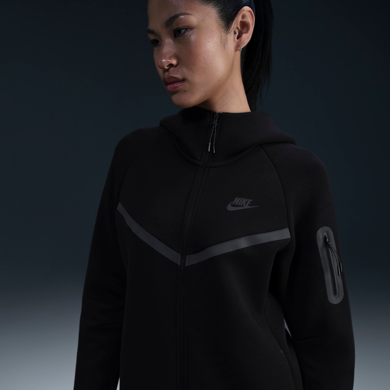 Jaqueta Nike Sportswear Fleece Windrunner Feminina