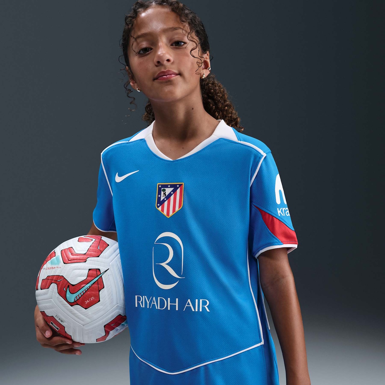 Camisa Atlético de Madrid Nike Total 90 III 2025/26 Torcedor Pro Infantil