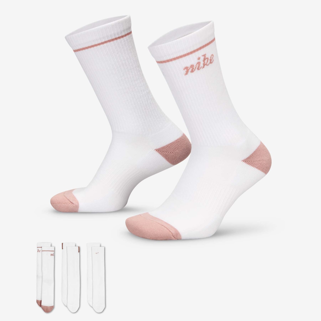 Meia Nike Everyday Cushioned (3 Pares) Unissex