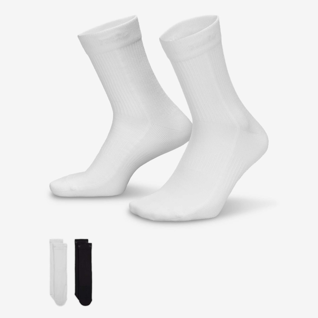 Meia Nike Everyday Cushioned (2 Pares) Unissex