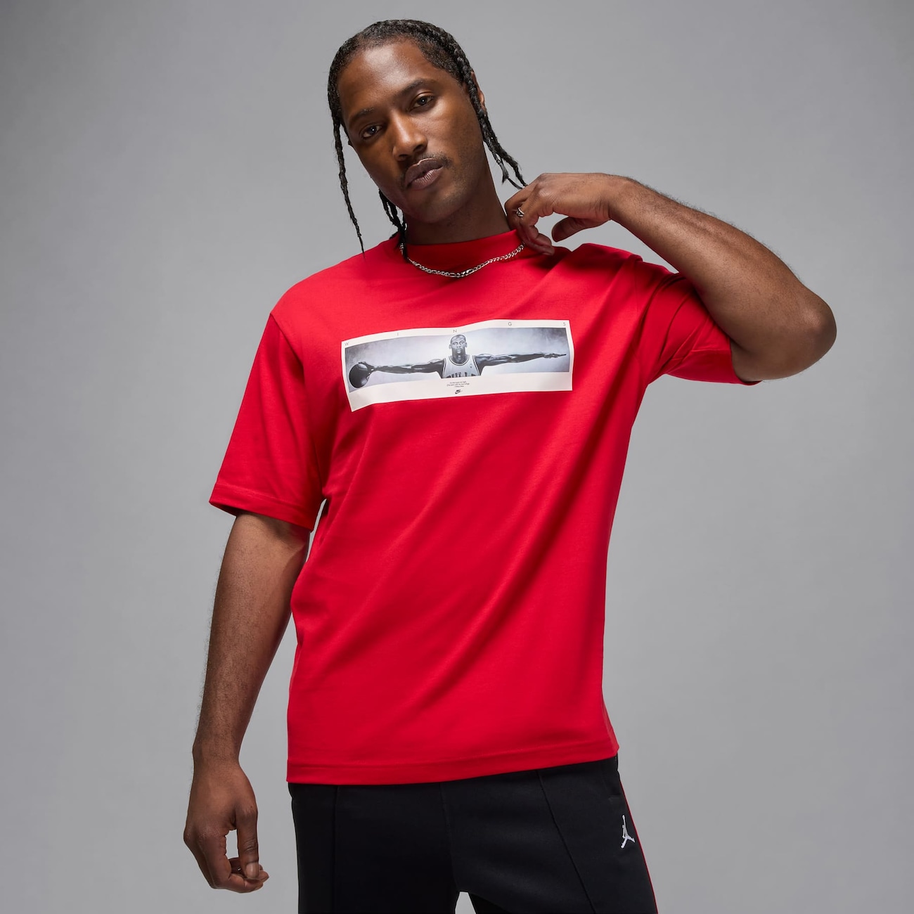 Camiseta Jordan Wings Photo Masculina
