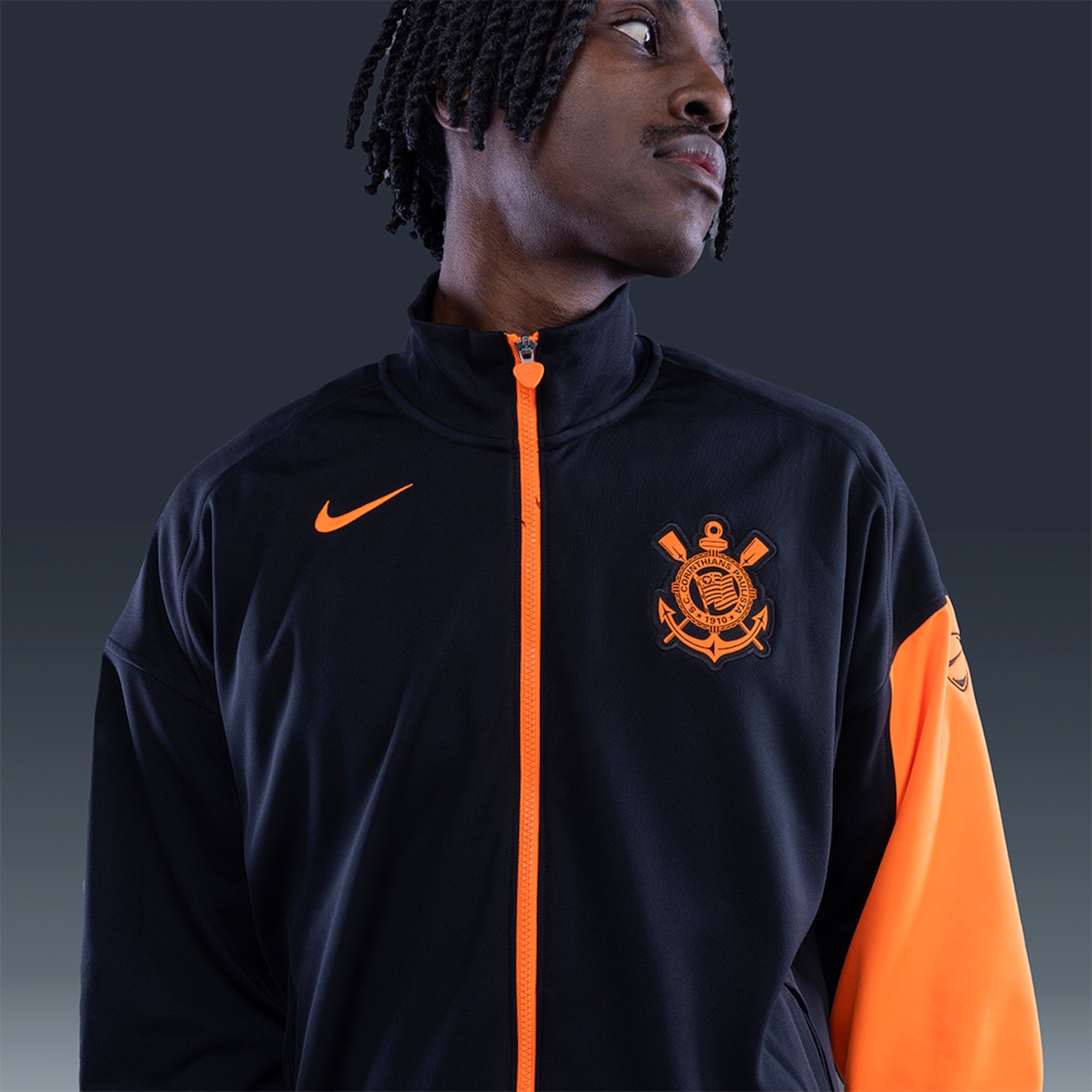 Jaqueta Corinthians Nike Total 90 Essential Anthem III Masculina
