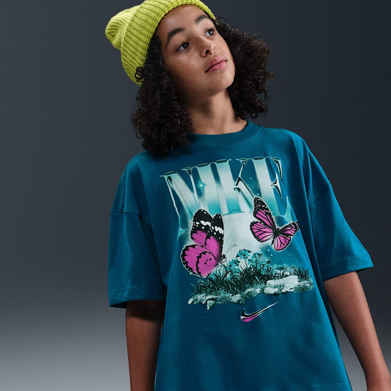 Camiseta Nike Sportswear Butterfly Oversized Infantil