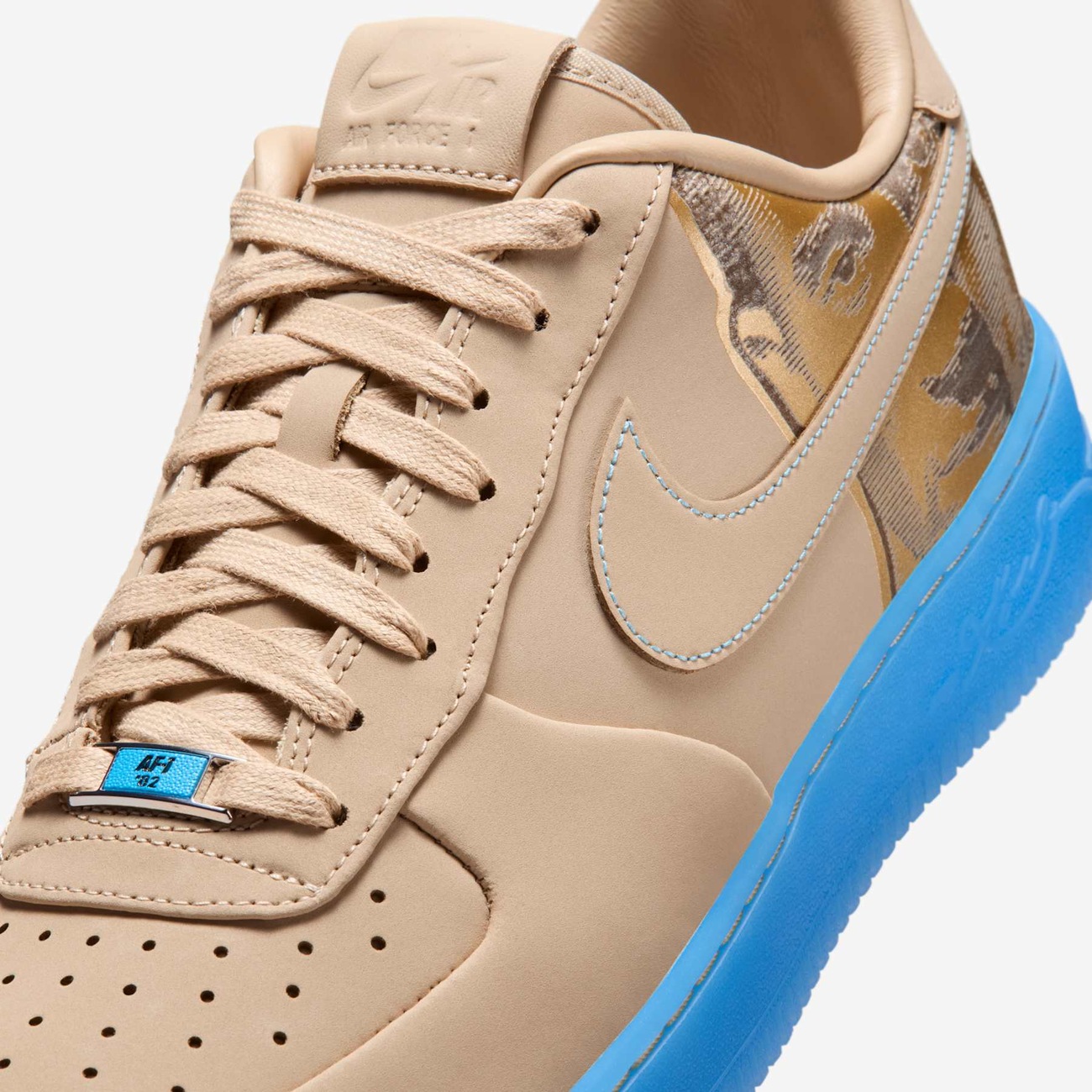 Air Force 1 Low Protro Linen and University Blue - Nike