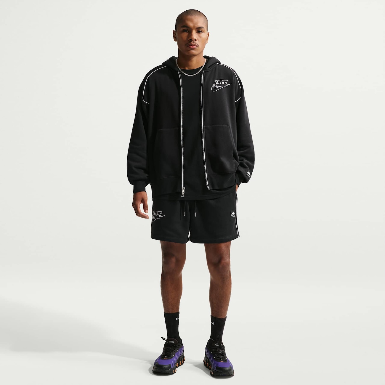 Shorts Nike Air Basquete Fleece Masculino
