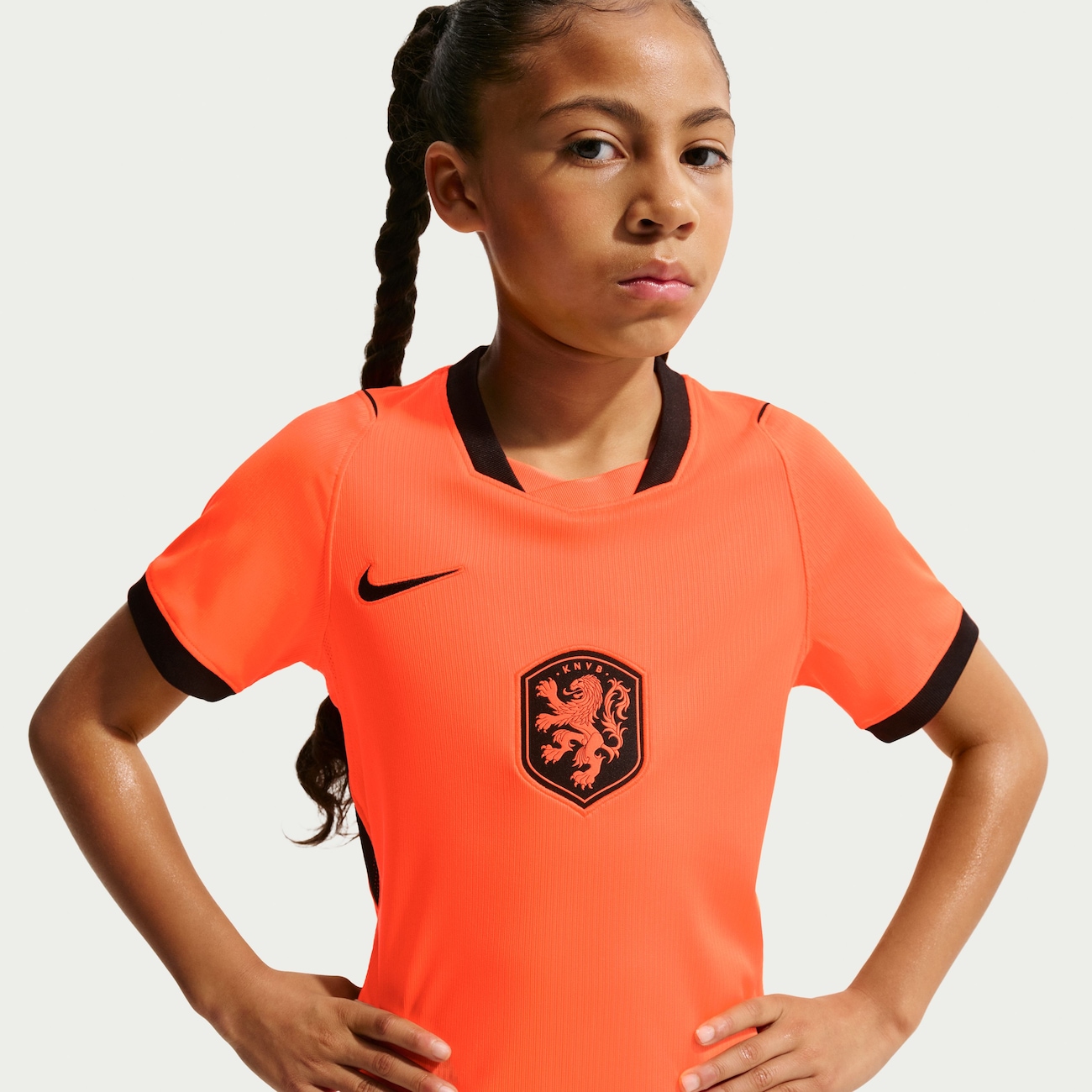 Camisa Holanda Nike I 2026/27 Torcedor Pro Infantil