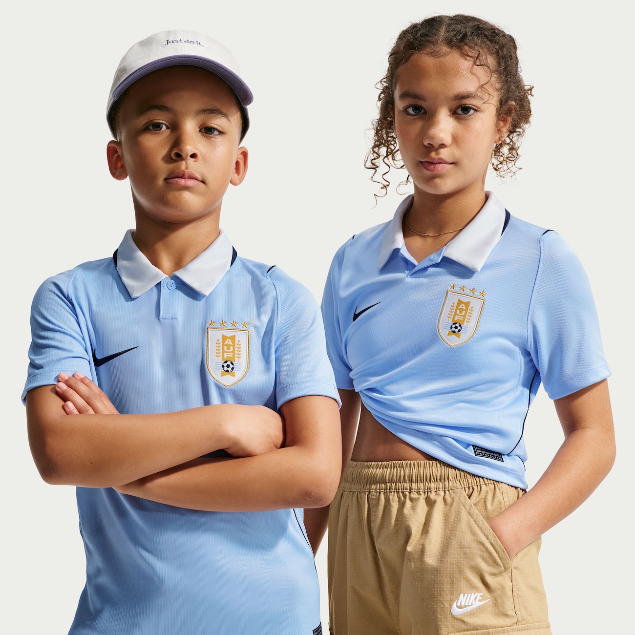 Camisa Uruguai Nike I 2026/27 Torcedor Pro Infantil