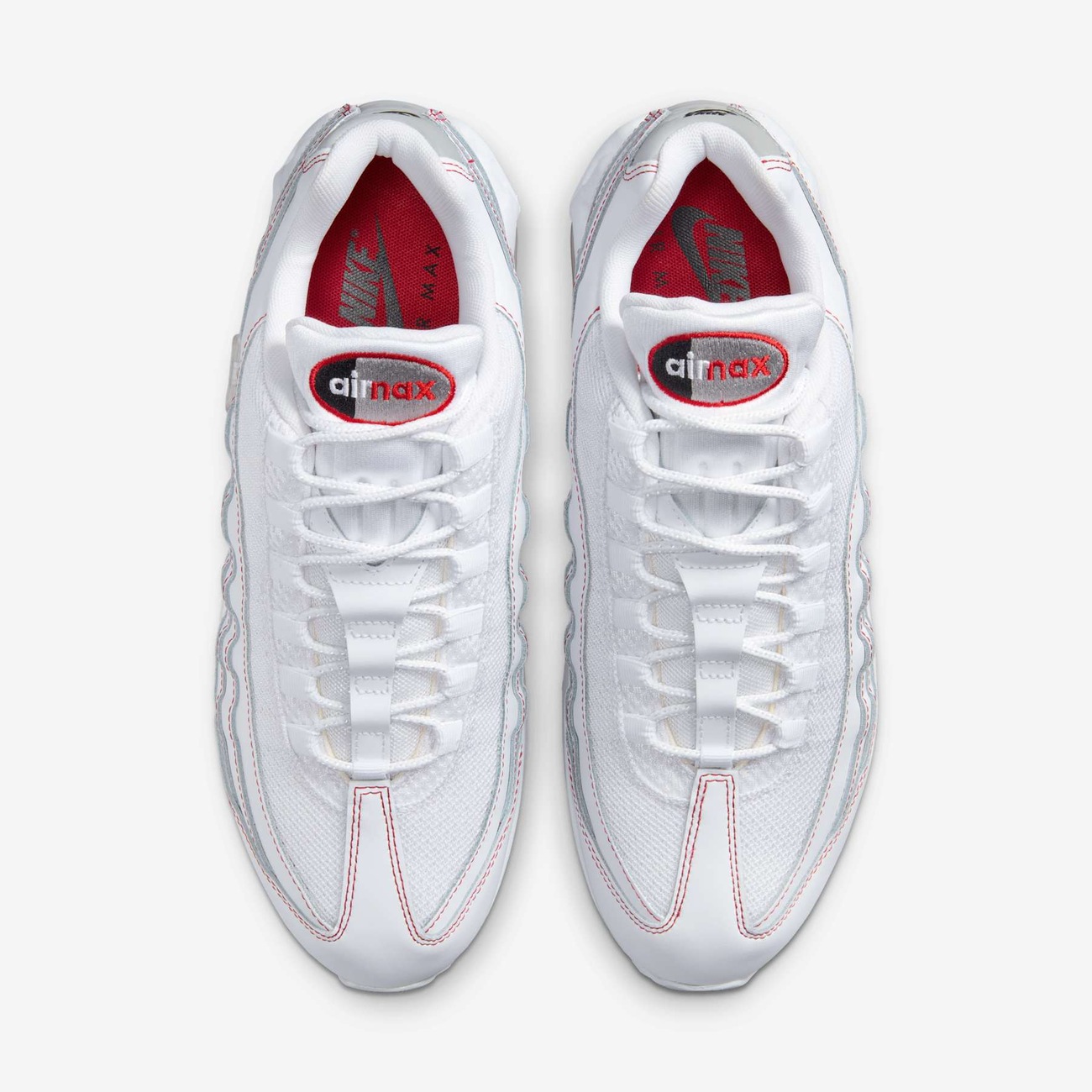 Air Max 95 OG White & University Red - Nike Air Max 95 OG White & University Red - Nike
