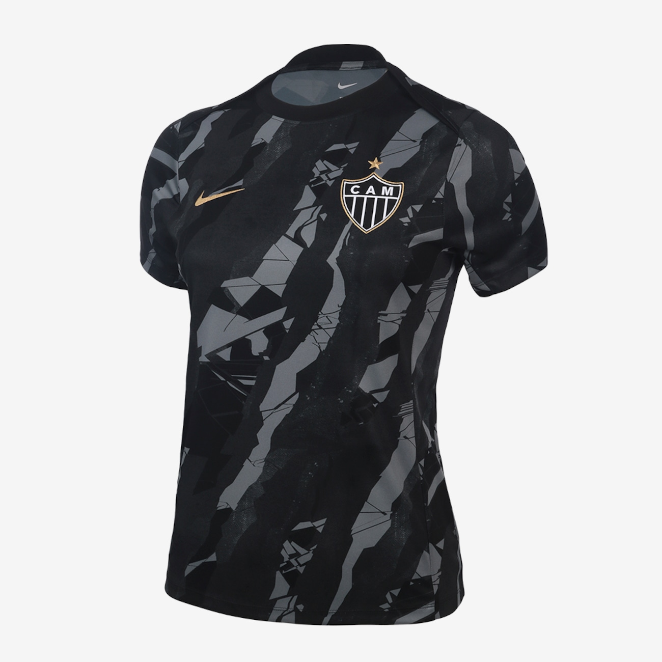 Camiseta Atlético Mineiro Nike 2026 Pré-jogo Feminina